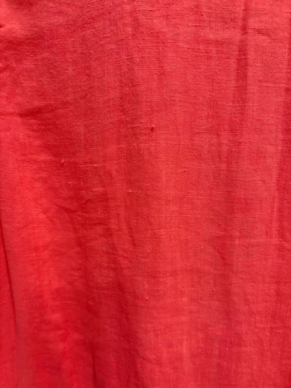 Sleeveless Coral Shift Dress 100% Linen Beach Coastal Summer - Picture 3 of 4
